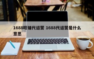 1688旺铺代运营 1688代运营是什么意思