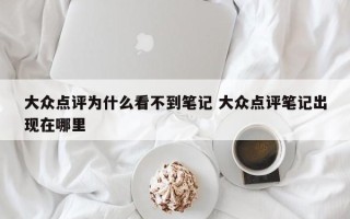 大众点评为什么看不到笔记 大众点评笔记出现在哪里