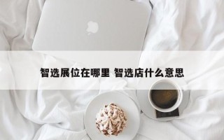 智选展位在哪里 智选店什么意思