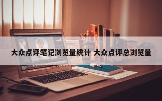 大众点评笔记浏览量统计 大众点评总浏览量