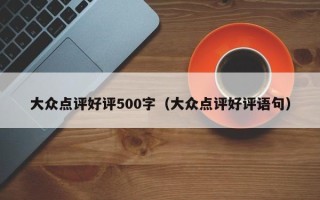 大众点评好评500字（大众点评好评语句）