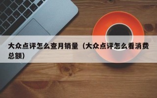 大众点评怎么查月销量（大众点评怎么看消费总额）