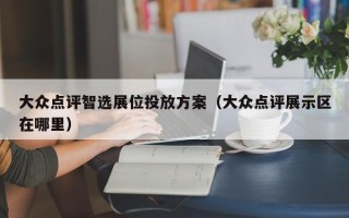 大众点评智选展位投放方案（大众点评展示区在哪里）