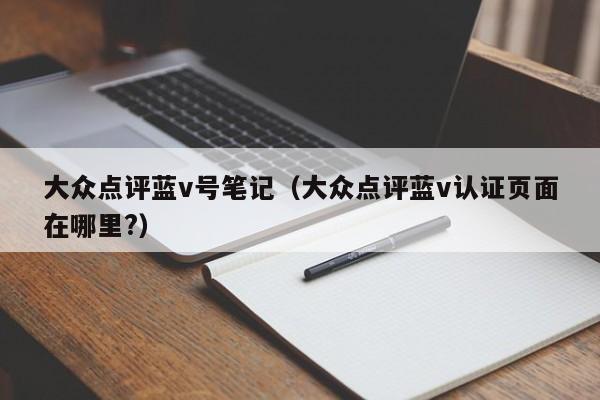 大众点评蓝v号笔记（大众点评蓝v认证页面在哪里?）-第1张图片-懂团帝