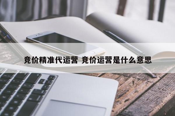 竞价精准代运营 竞价运营是什么意思-第1张图片-懂团帝